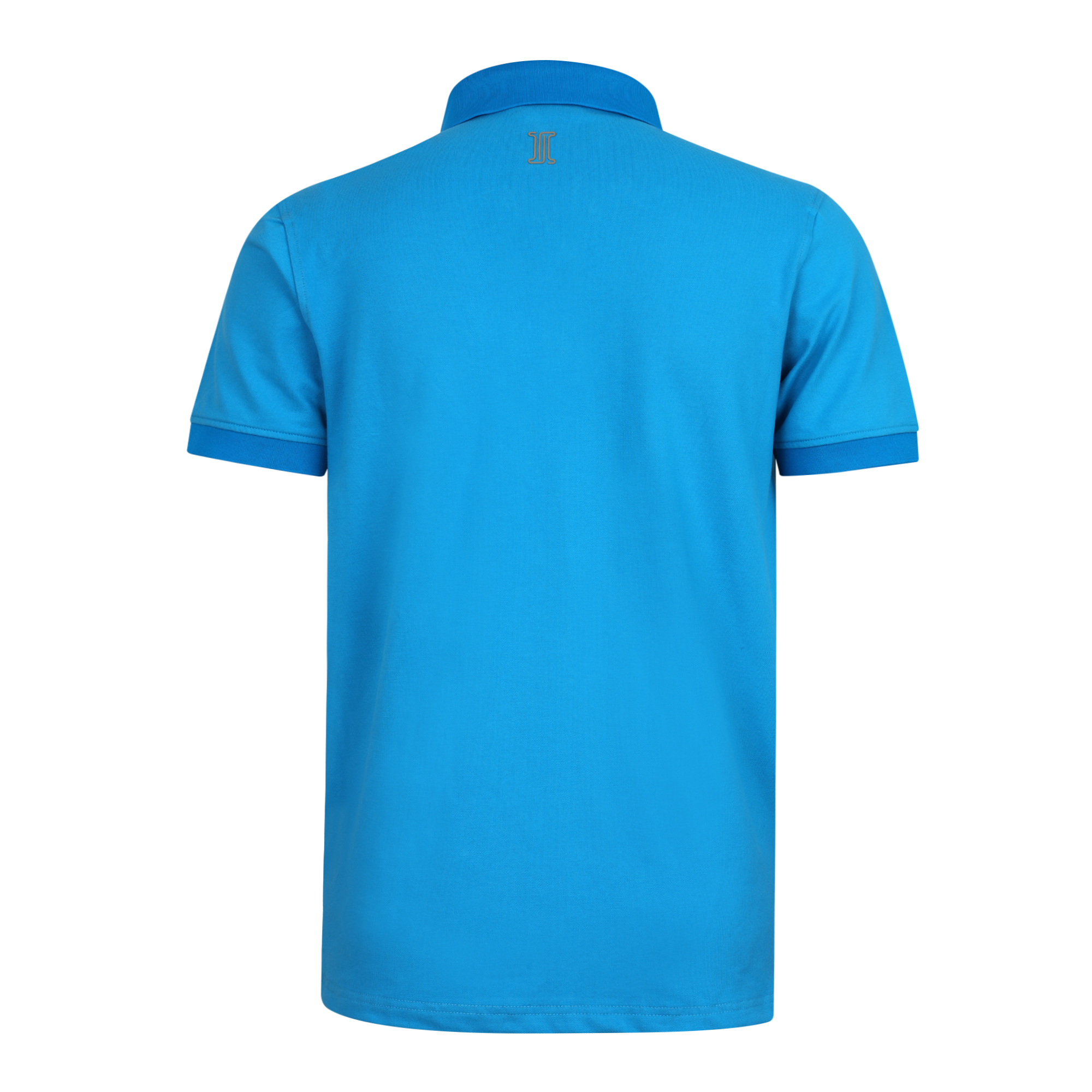 Inferis Distinction Polo Blauw Productfoto Achteraanzicht