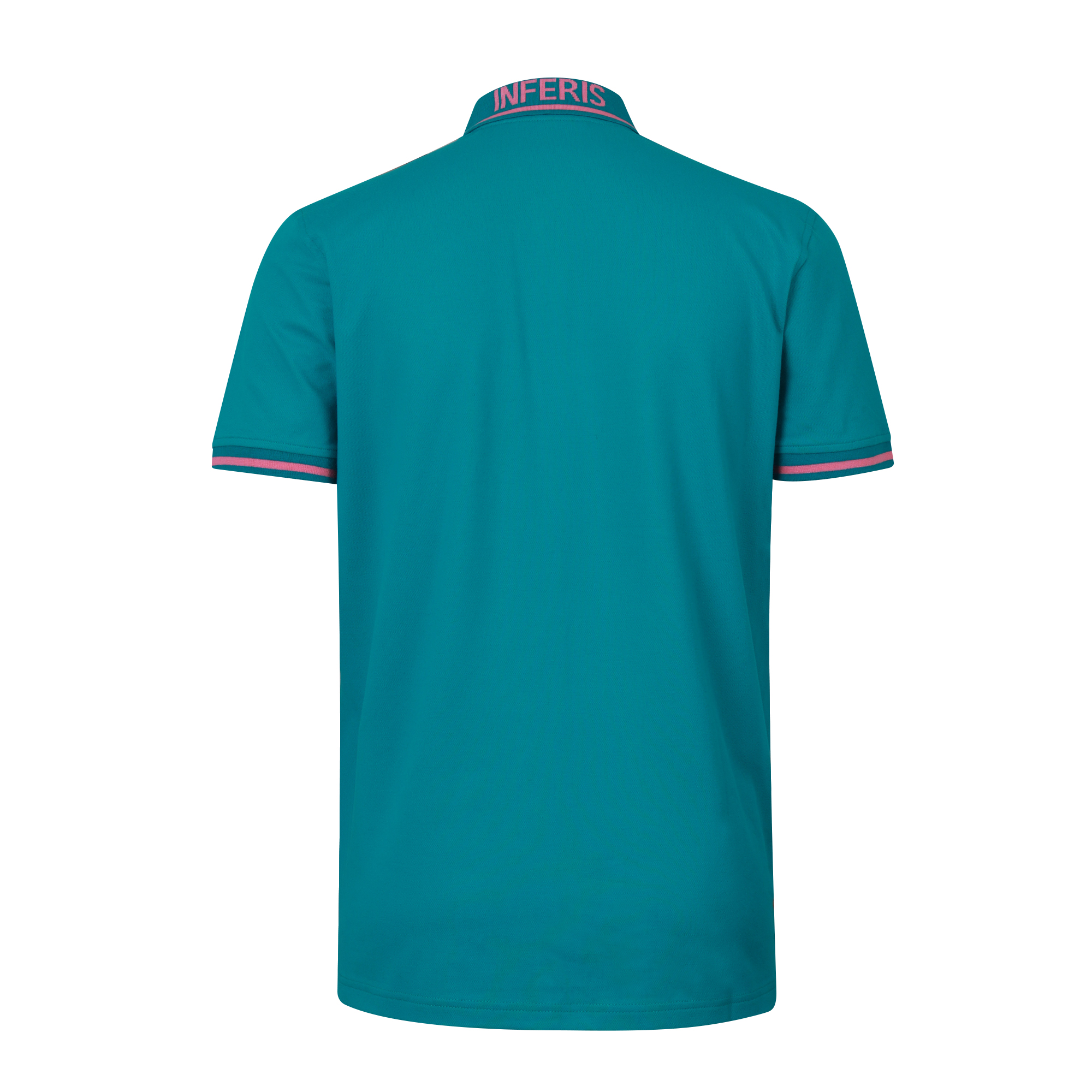 Inferis Signature Polo – Prime Edition. Groen. Achterkant