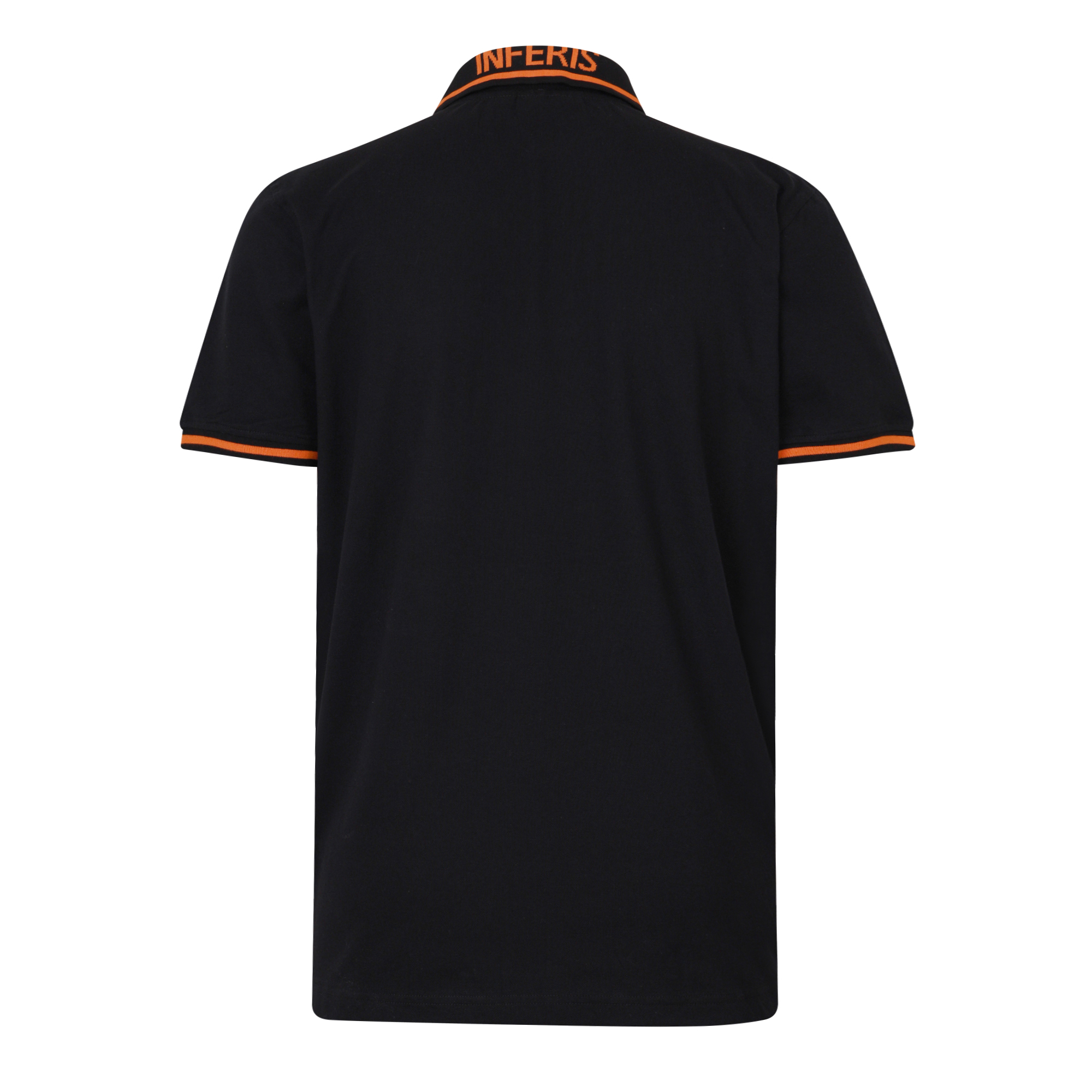 Inferis Signature Polo – Prime Edition. Zwart. Achterkant